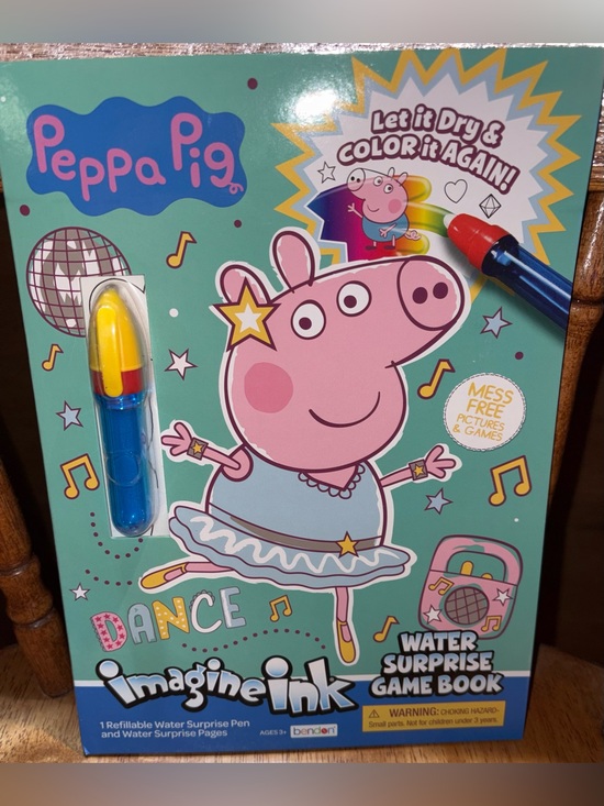Peppa Pig Other - Peppa Pig Imagine Ink Water Surprise Game Book - NEW